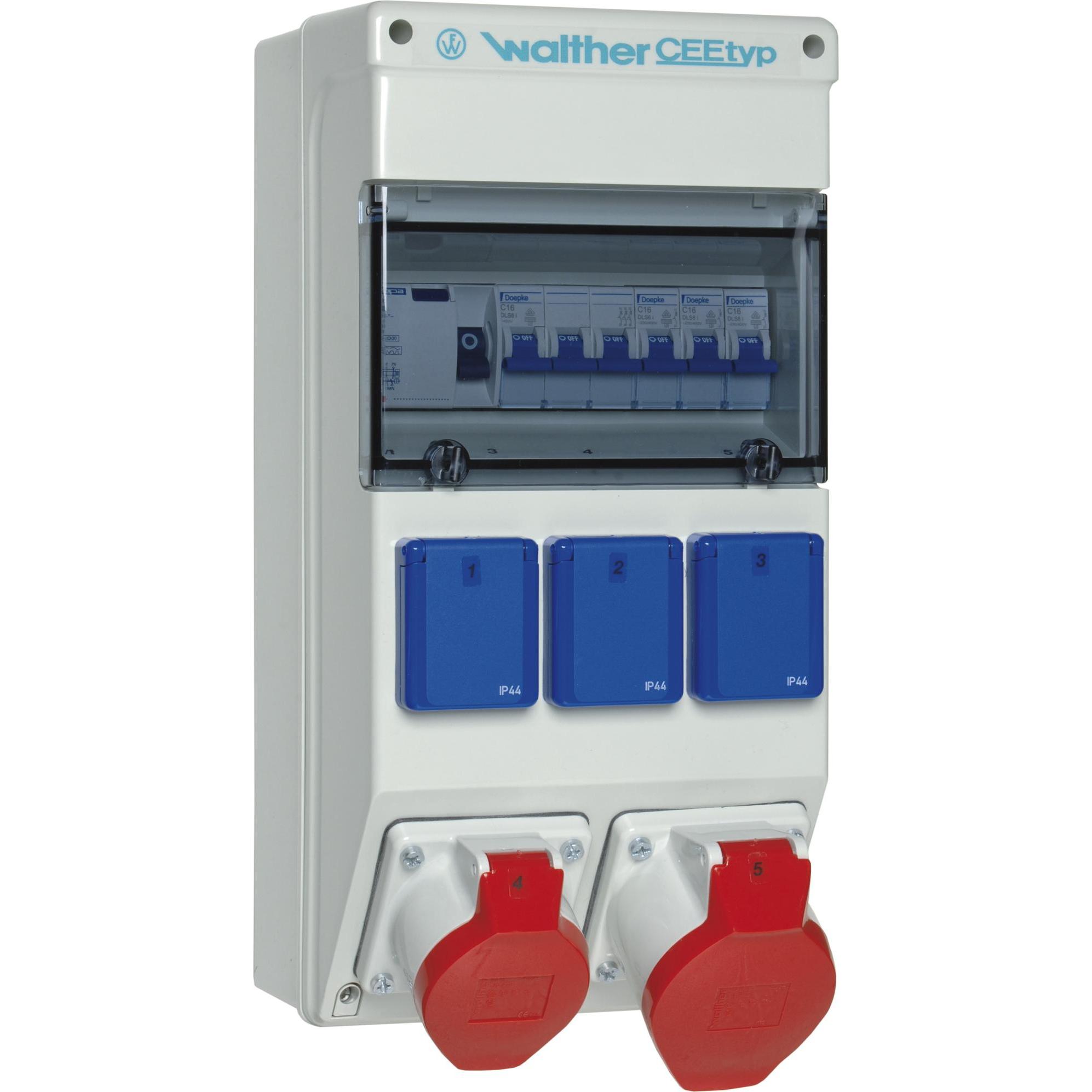Walther Werke, Steckdose, Steckdosenkombination