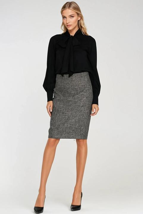 Actual product image Nife Women's viscose blouse with belt (40)