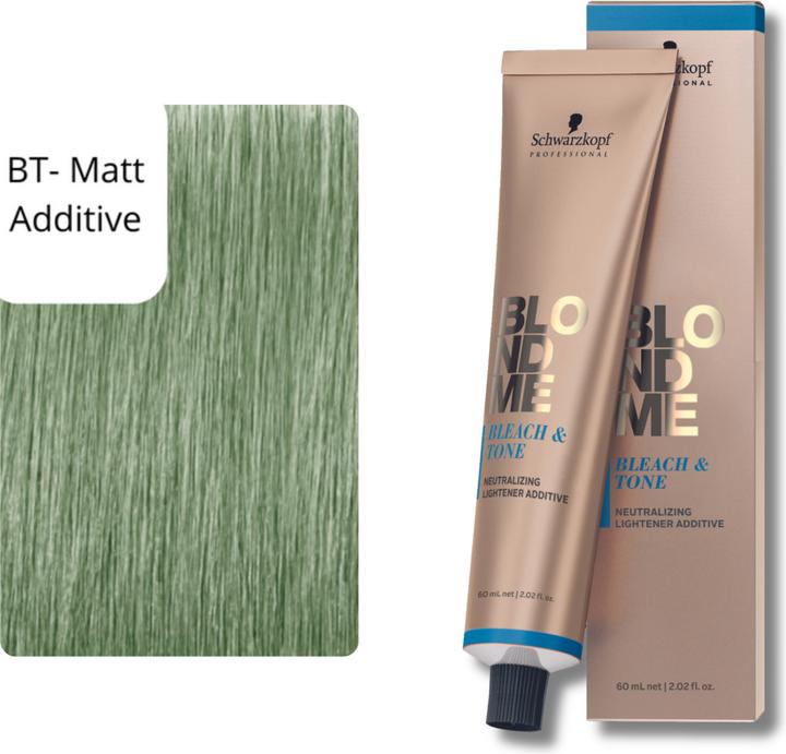 Actual product image Schwarzkopf Professional Schwarzkopf BLONDME Bond Maintaining Hair Colour for Blondes - Toning, Lightening, Highlighting (BT- Matt Additive)