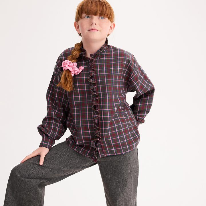 Produktbild La Redoute Collections Karierte Bluse mit langen Ärmeln (134)