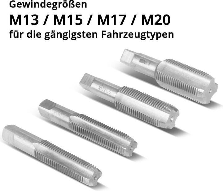 Actual product image Stahlwerk Oil drain plug repair set 64-piece repair kit oil drain thread