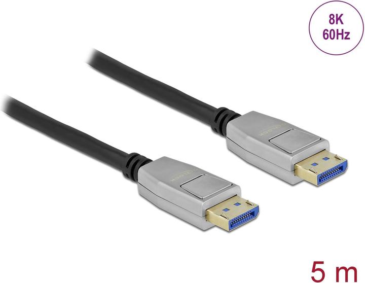 Image du produit Delock Câble DisplayPort 8K 60 Hz 40 Gbps 5 m (5 m)