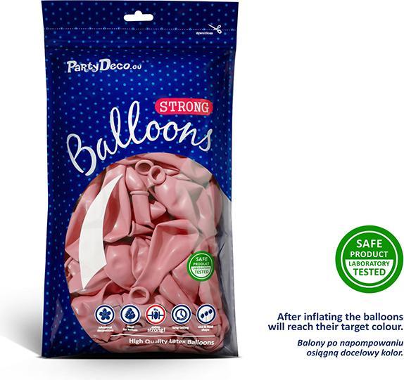 Produktbild Partydeco Strong Balloons 27cm, Pastel Baby Pink (1 pkt / 50 pc.) (50 x)