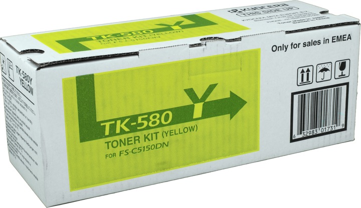 Actual product image Kyocera Tk-580y (Y)