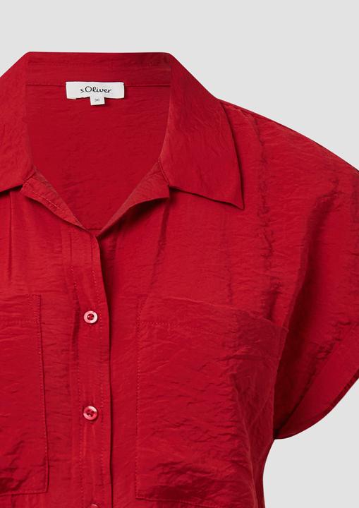 Immagine prodotto s.Oliver Bluse Bluse aus strukturiertem Viskosemix mit aufgesetzter Tasche (48)