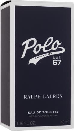 Image du produit Ralph Lauren Polo 67 Eau de Toilette Cologne pour Homme Boisé Parfum Solaire Avec Ananas Bergamote Vetiv (Eau de toilette, 40 ml)
