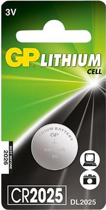 Actual product image GP Batteries CR2025 Lithium (4 pcs., CR2025, 160 mAh)
