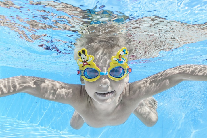 Actual product image Bestway Disney® Mickey Mouse & Donald Duck swimming goggles from 3 years old