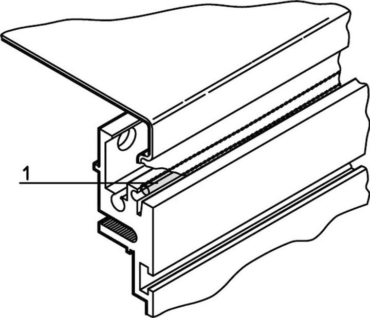 Produktbild Schroff EMV-Seitenwanddichtung - HF-DICHTSCHNUR DRM=2,4 2,1MT
