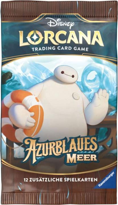 Produktbild Disney Lorcana Trading Card Game: Azurblaues Meer - Booster Display mit 24 Booster Packs (Deutsch (Deutsch, Booster Display)