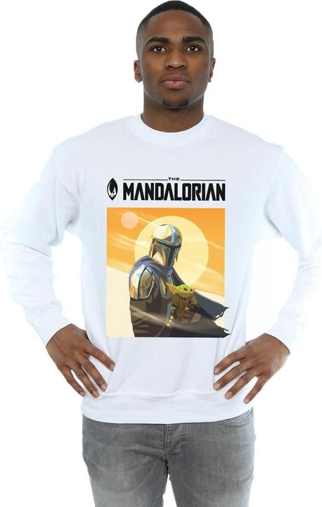 Image du produit Star Wars - Sweat THE MANDALORIAN THE CHILD TWO MOONS - Homme (3XL)
