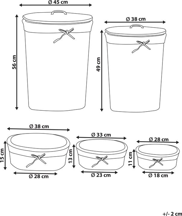 Produktbild Beliani Vakari (55 l)