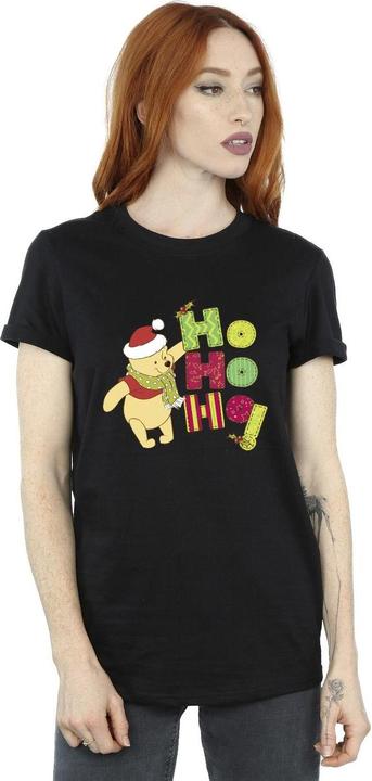 Image du produit Disney - T-shirt WINNIE THE POOH HO HO HO SCARF - Femme (S)