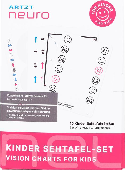 Produktbild Artzt Trainingstool-Set Sehtafeln-Komplett