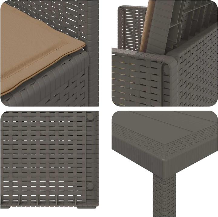 Image du produit vidaXL Modernes Esszimmer-Set (200 x 100 x 73 cm)