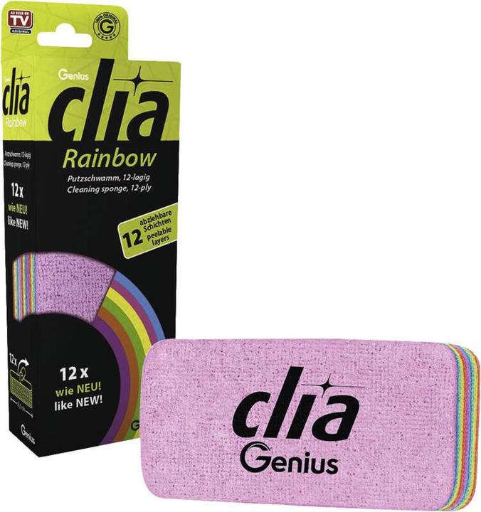 Produktbild Genius Regenbogen-Schwamm 2tlg (12 Stk.)