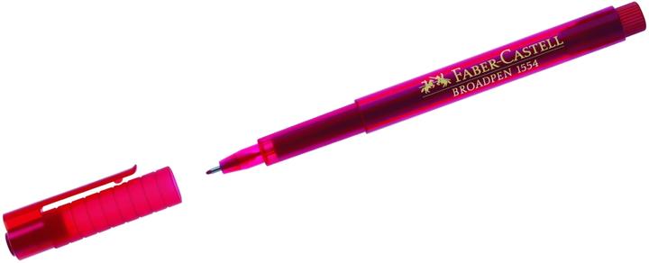 Actual product image Faber-Castell Fineliner Broadpen 1554 (Red, 1 x)