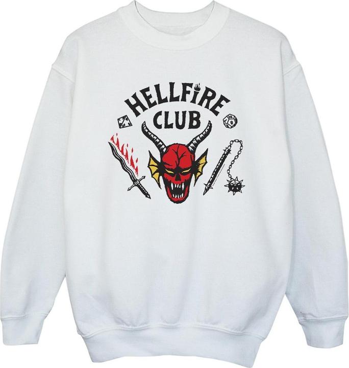 Produktbild Netflix Stranger Things Hellfire Club Sweatshirt Mädchen (128)