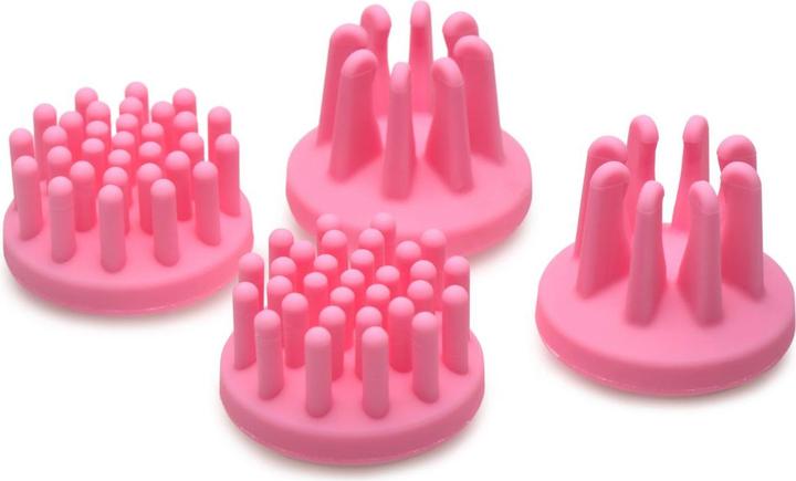 Productafbeelding Bijoux Indiscrets Roterende siliconen tepelzuigers met 2 opzetstukken