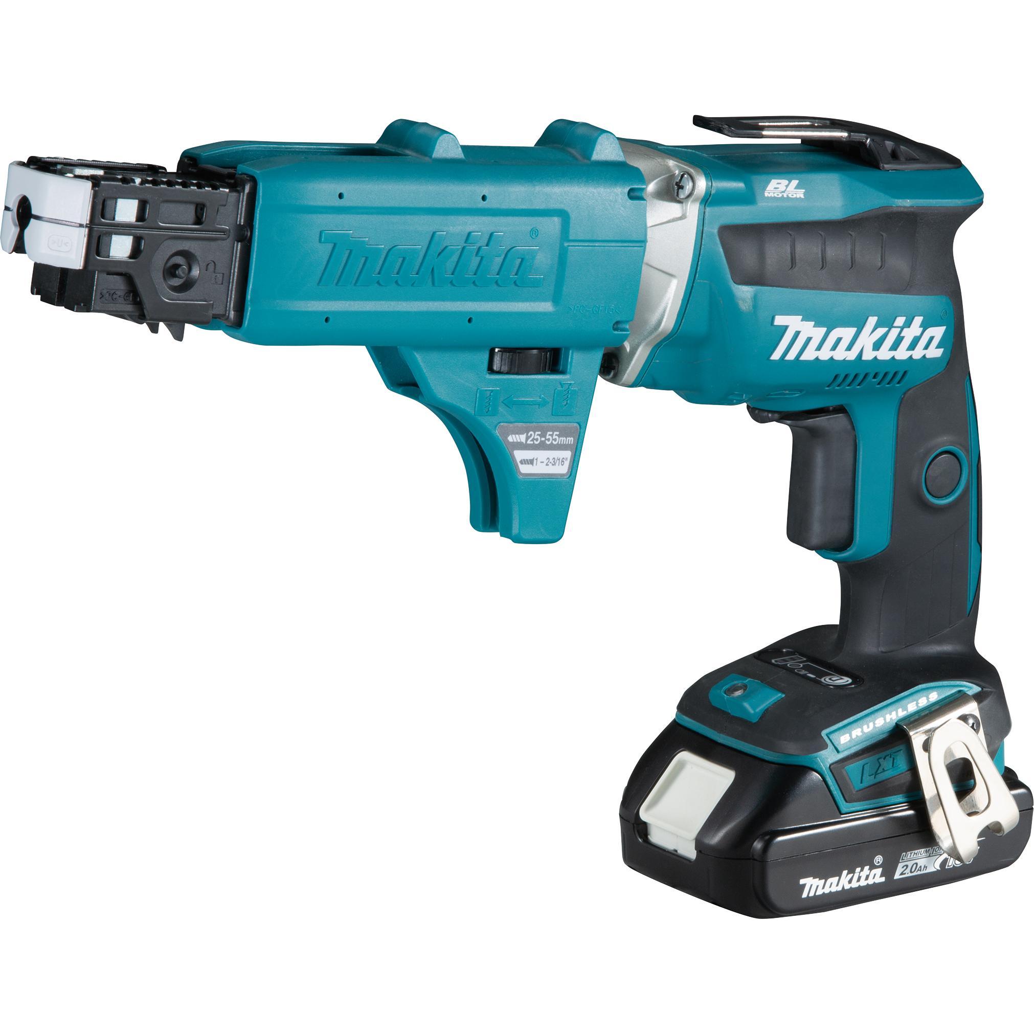 Thumbnail - Makita, Bohrmaschine + Akkuschrauber, DFS452AJX2 (Akkubetrieb)