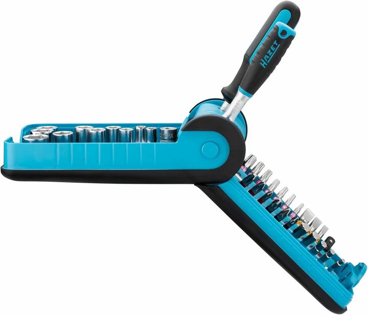 Produktbild HAZET Steckschlüssel Satz 853-2 ∙ 0,6 x 4,5 - 1,2 x 8 ∙ 3 - 14 ∙ PH1 - PH3 ∙ PZ1 - PZ3 ∙ T10H - T40… (10  mm, 11 mm, 12 mm, 13 mm, 14 mm, 3 mm, 4 mm, 5 mm, 6 mm, 7 mm, 8 mm, 9 mm)