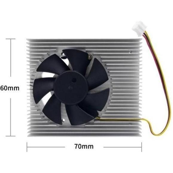 BPI Aluminum Heat sink Fan for BPI-R3, Dissipatore CPU