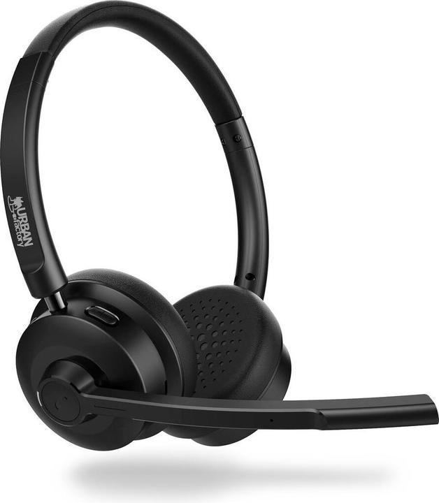 Urban Factory Bluetooth 5.3 On-Ear Conference (NC, Filaire, Sans fil)
