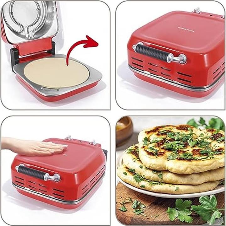 Image du produit Gourmetmaxx Four à pizza Ø 30 cm, Rouge