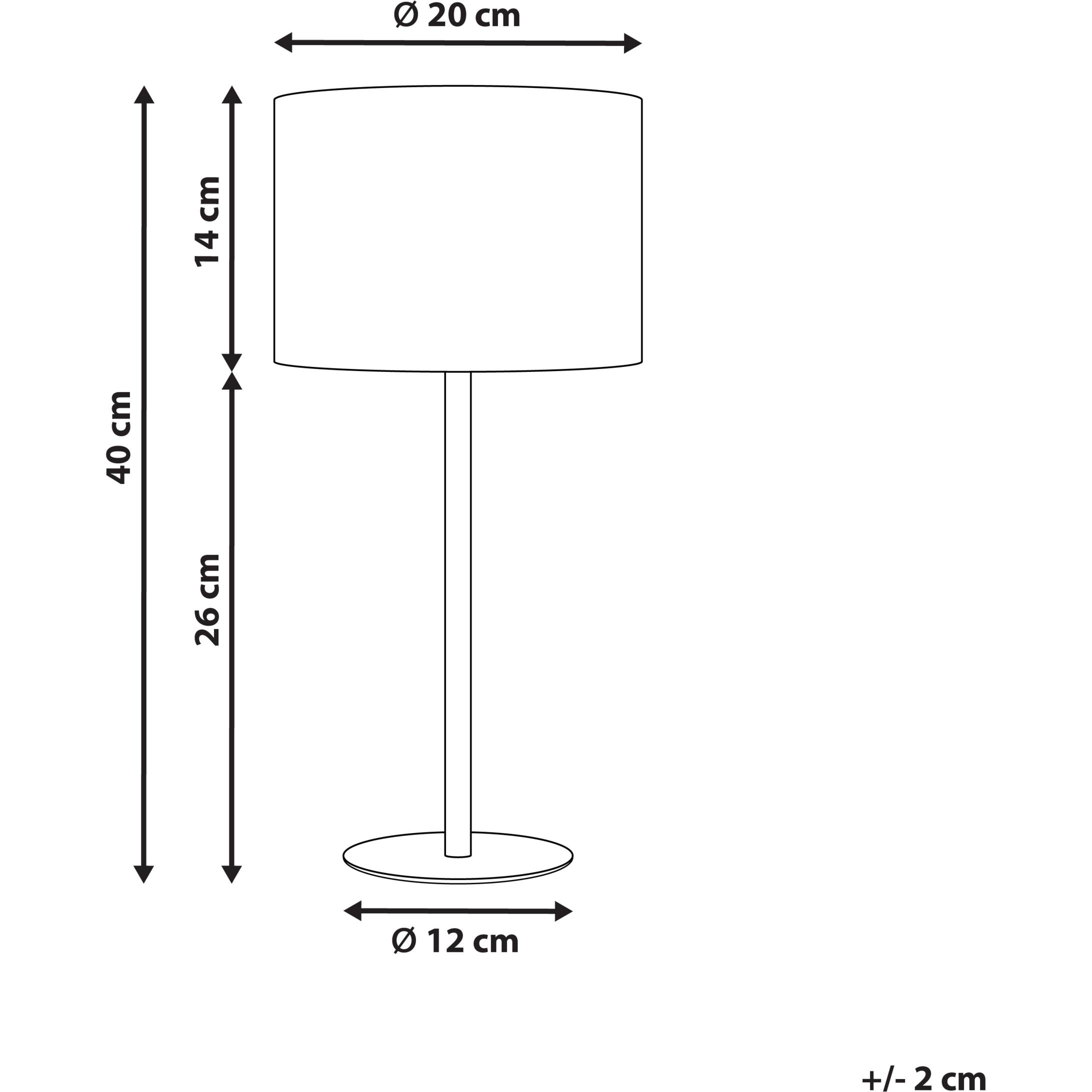 Thumbnail - Beliani, Tischlampe, Vinazco