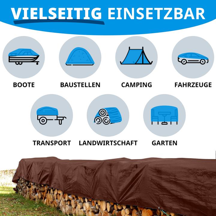 Produktbild Floordirekt Abdeckplane 140 g/m² (3 x 5 m)