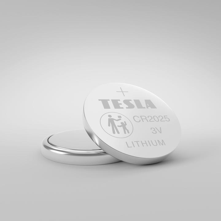 Produktbild Tesla CR 2025 5 Stück Knopfbatterien (5 Stk., CR2025, 165 mAh)