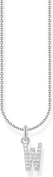 Immagine prodotto Thomas Sabo Catena con ciondolo a forma di lettera W in argento (Argento 925, 38 - 45 cm)