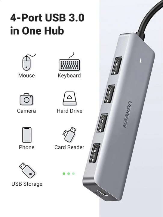 Produktbild Ugreen 4 Port-C Hub (USB-C, 4 Ports)