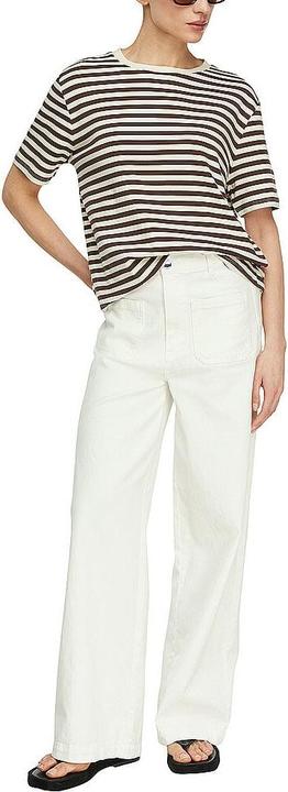 Produktbild Comma Basic Fit T-Shirt mit garngefärbten Streifen (36)