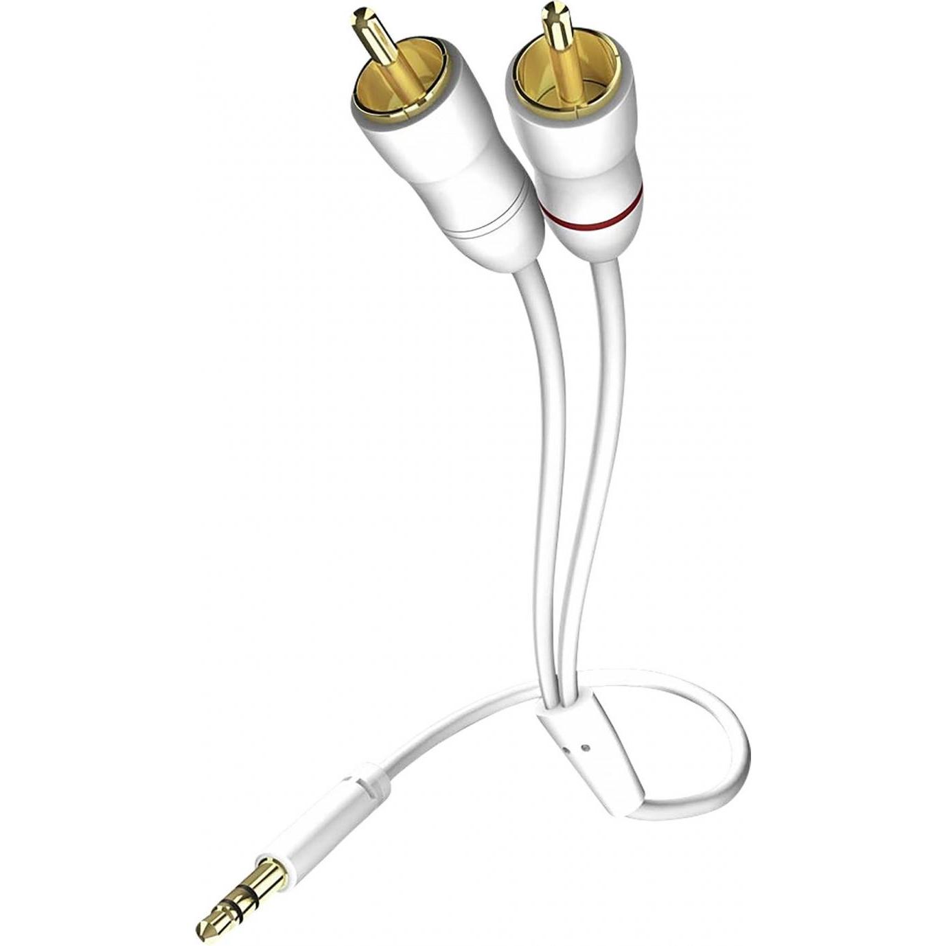 Inakustik STAR Stereo-Klinke - 2x RCA (0.75 m, 3.5mm Klinke (AUX), Cinch), Audio Kabel