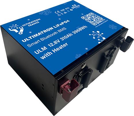Image du produit Ultimatron ULM-12V-310Ah POLAR LiFePO4 Batterie d'alimentation sous le siège (avec réchauffeur) (12.80 V, 310 Ah)