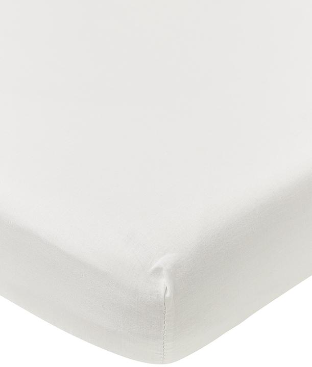 Produktbild Meyco gewebte Spannbettlaken 70x150 weiss (70x150 cm)