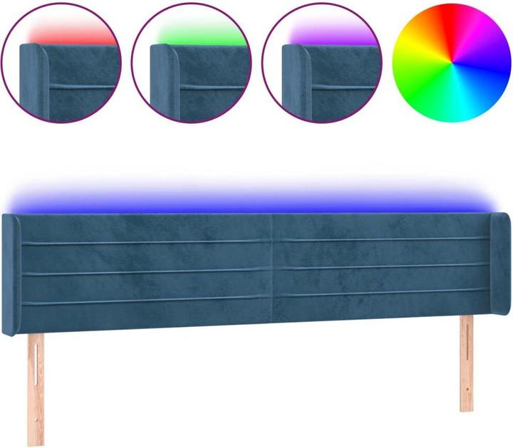 Image du produit vidaXL LED Kopfteil (203 x 16 x 88 cm)
