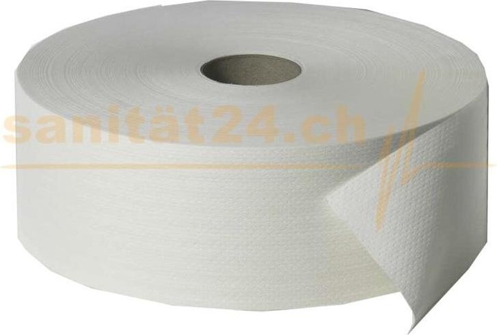 Produktbild Fripa Toilettenpapier Grossrolle hochweiss 2-lagig 100 % Zellstoff, 6 Rollen/Paket, 420 m (6 x)