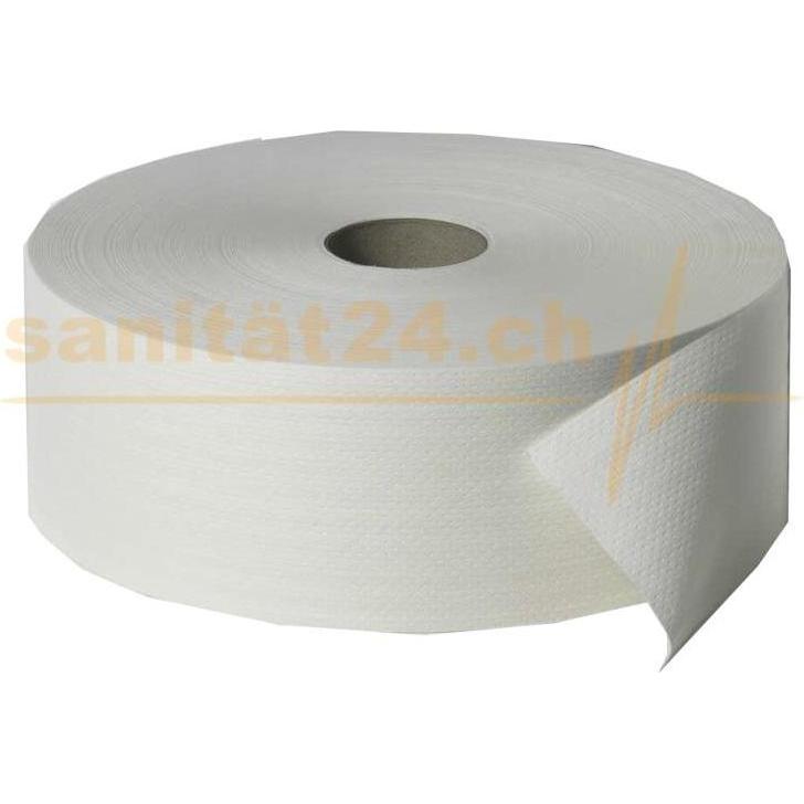 Fripa, Toilettenpapier, Toilettenpapier Grossrolle hochweiss 2-lagig 100 % Zellstoff, 6 Rollen/Paket, 420 m (6 x)