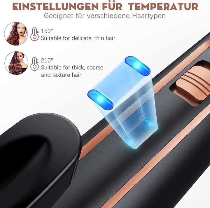 Actual product image Bestope Pro 5 in 1 crimping iron set