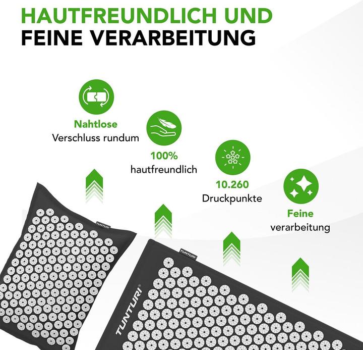 Immagine prodotto Tunturi Akupressurmatte Pro mit Kissen, div.Farben (20 mm)