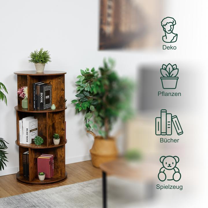Actual product image Relaxdays Bookshelf (50 x 50 x 104 cm)