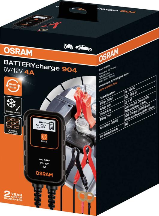Actual product image Osram BatteryCharge 904 (12V, 4 A)