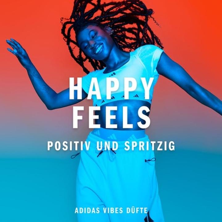Actual product image adidas Vibes Happy Feels (Eau de parfum, 100 ml)