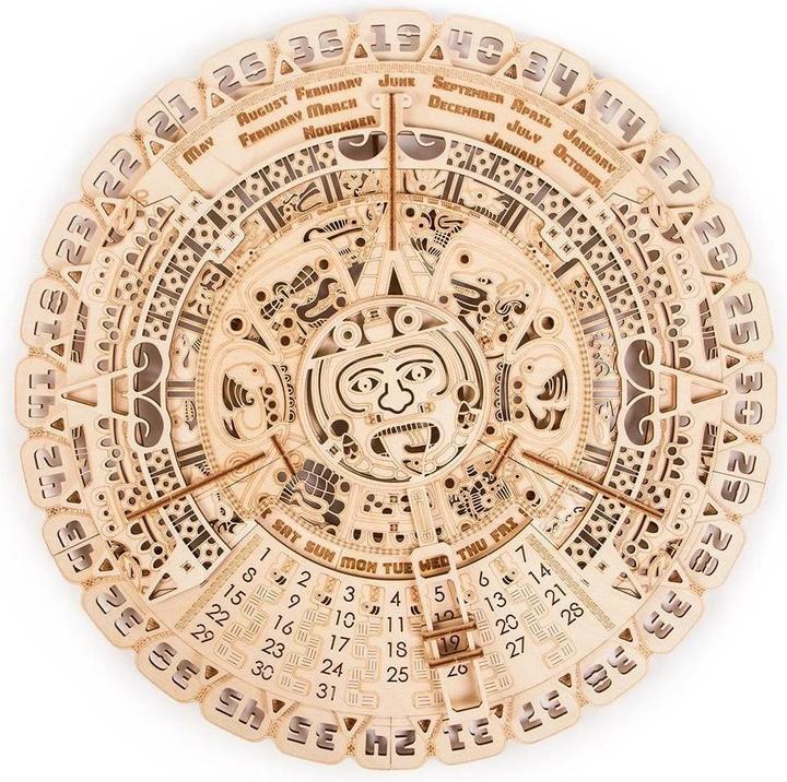 Actual product image Wood Trick Maya calendar - wooden kit