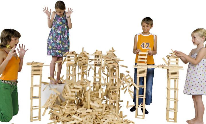 Actual product image Kapla Wooden case of 280 pcs.