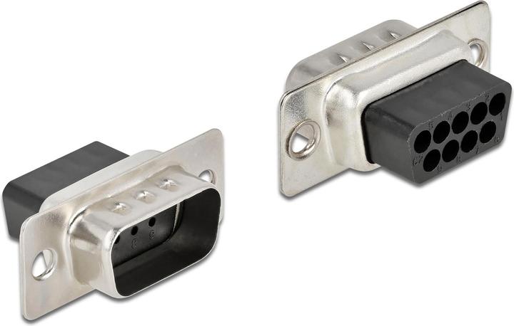 Produktbild Delock D-Sub 9 Pin Crimp Stecker, Metall, 4 Stück