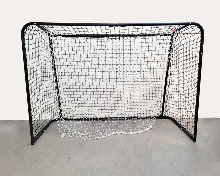 Actual product image Super Eq SuperEQ Floorball goal pluggable in elegant black - 160x115cm metal frame