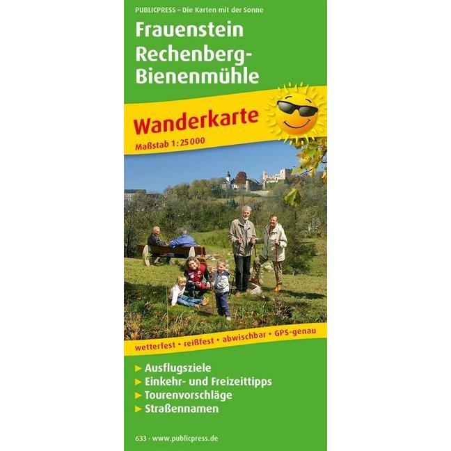 PublicPress Wanderk. Frauenstein,Rech., Landkarte